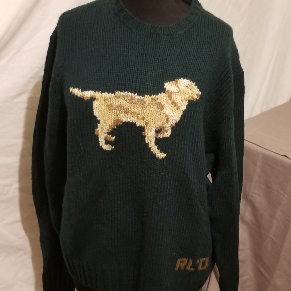 Ralph Lauren signed & dated sweater